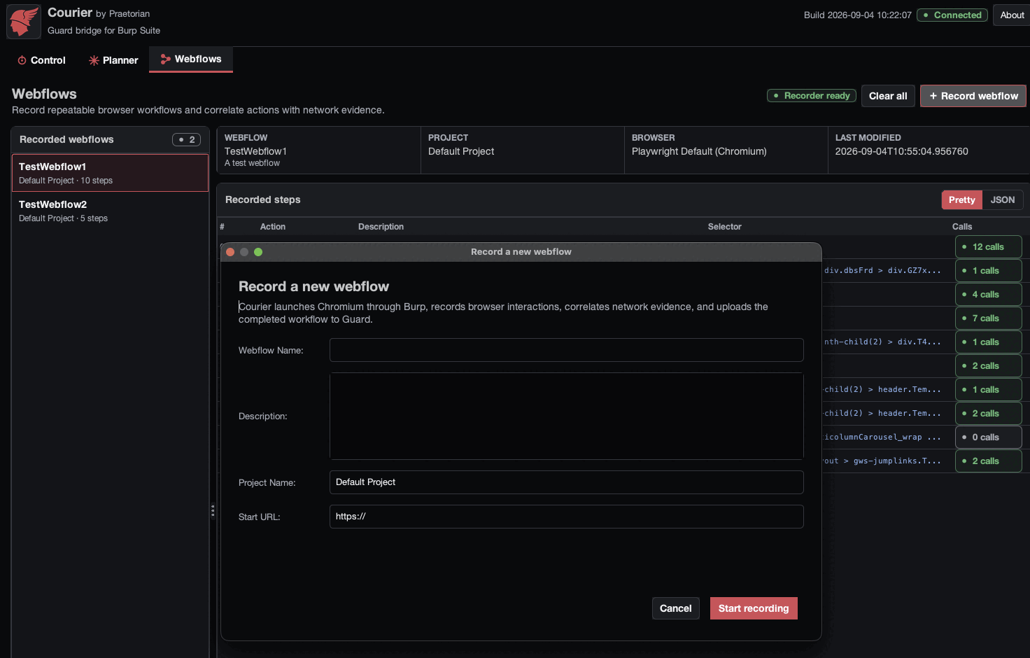 New Webflow form